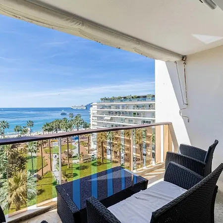 Appartement Flat With Terrace Sea View 4p 2br - Croisette Mondrian *